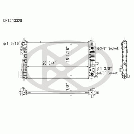 Koyorad A13328 Radiator