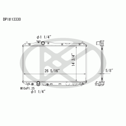 Koyorad A13330 Radiator