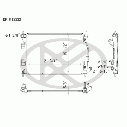 Koyorad A13333 Radiator