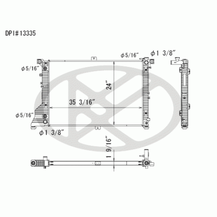 Koyorad A13335 Radiator