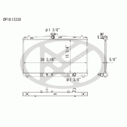 Koyorad A13338 Radiator