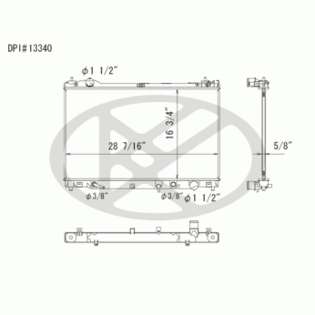 Koyorad A13340 Radiator