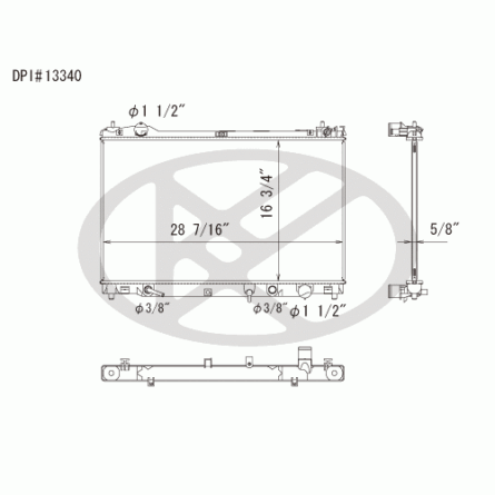 Koyorad A13340 Radiator