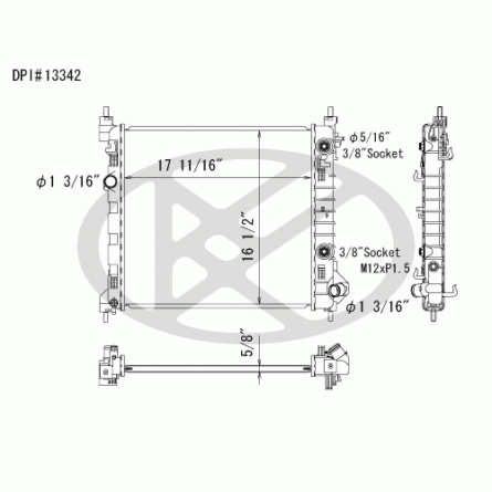 Koyorad A13342 Radiator