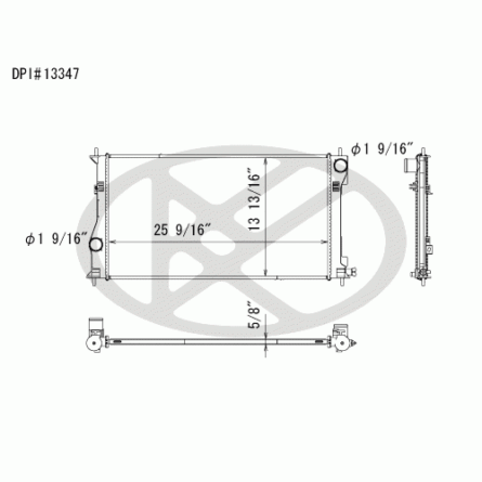 Koyorad A13347 Radiator