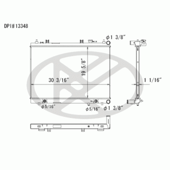 Koyorad A13348 Radiator