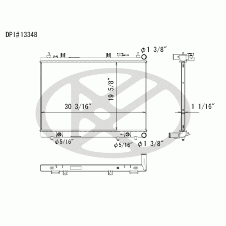 Koyorad A13348 Radiator