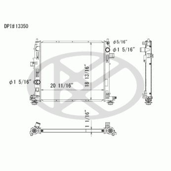 Koyorad A13350 Radiator