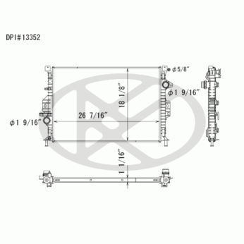 Koyorad A13352 Radiator