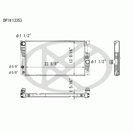 Koyorad A13353 Radiator