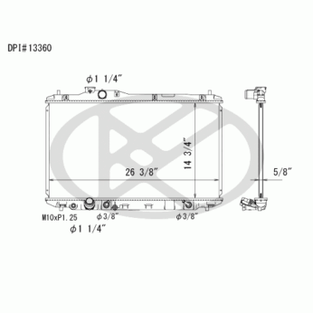 Koyorad A13360 Radiator