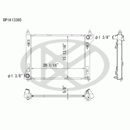 Koyorad A13365 Radiator