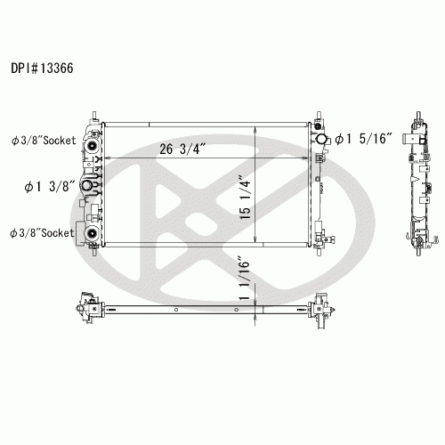 Koyorad A13366 Radiator