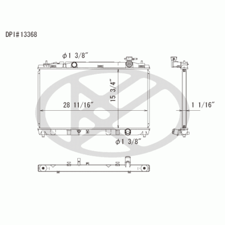 Koyorad A13368 Radiator