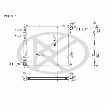 Koyorad A13373 Radiator