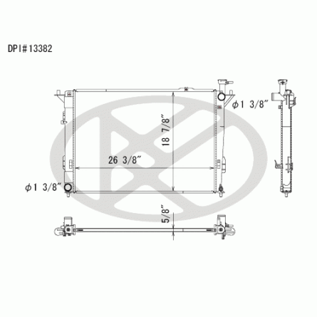 Koyorad A13382 Radiator