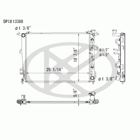 Koyorad A13388 Radiator