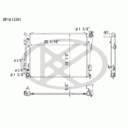 Koyorad A13391 Radiator