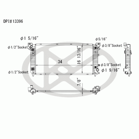 Koyorad A13396 Radiator