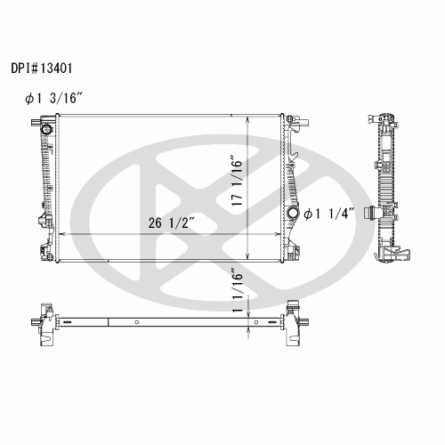 Koyorad A13401 Radiator