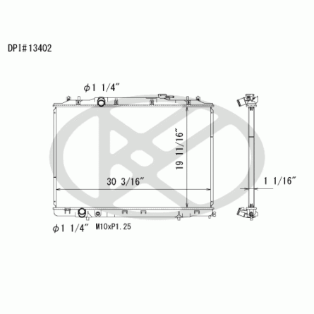 Koyorad A13402 Radiator