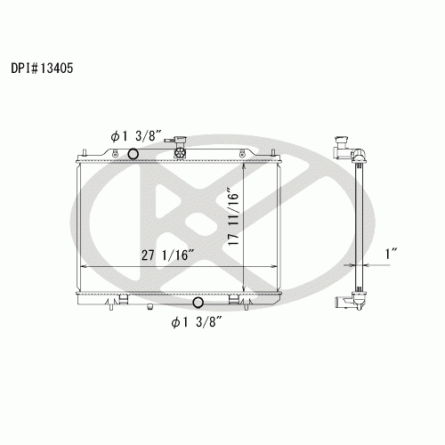 Koyorad A13405 Radiator