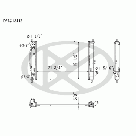 Koyorad A13412 Radiator