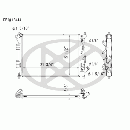 Koyorad A13414 Radiator