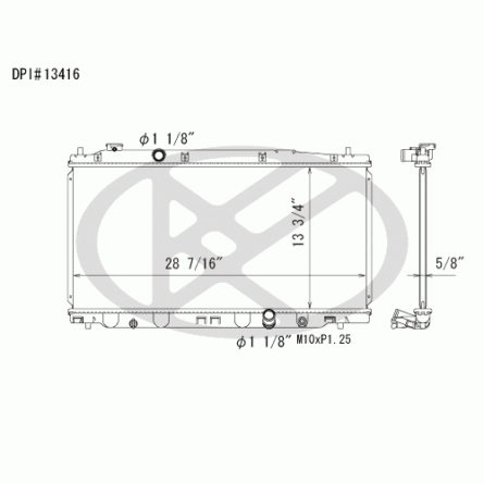 Koyorad A13416 Radiator