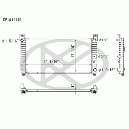 Koyorad A13419 Radiator