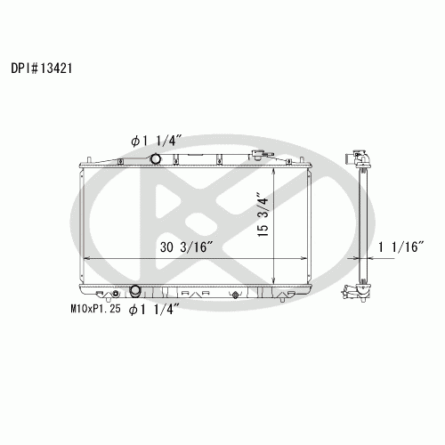 Koyorad A13421 Radiator