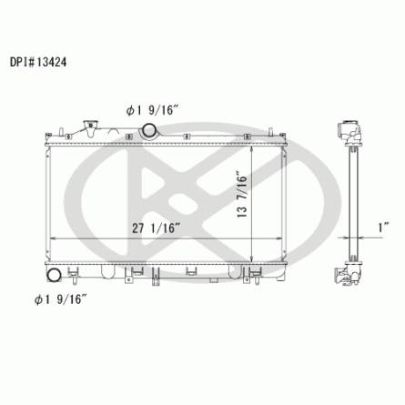 Koyorad A13424 Radiator