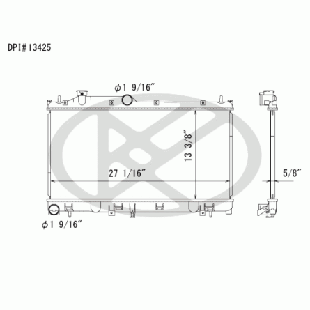 Koyorad A13425 Radiator