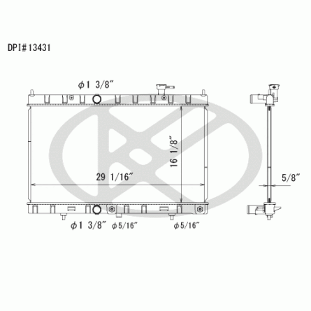 Koyorad A13431 Radiator