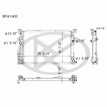 Koyorad A13432 Radiator