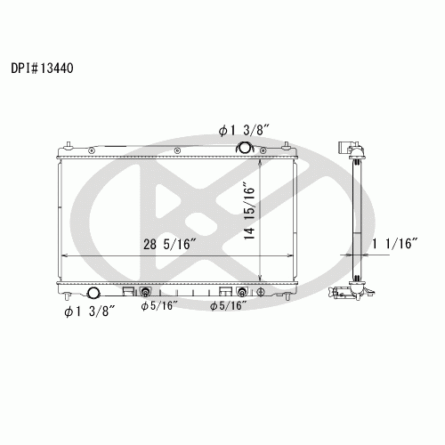 Koyorad A13440 Radiator