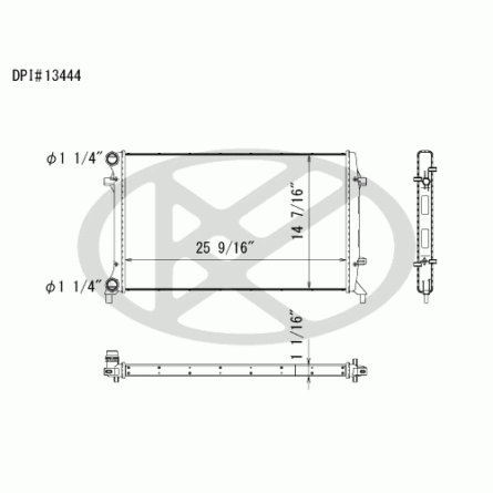 Koyorad A13444 Radiator