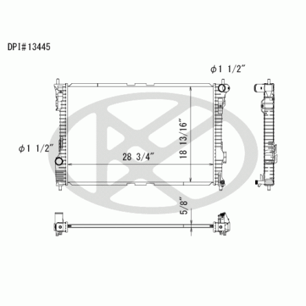 Koyorad A13445 Radiator