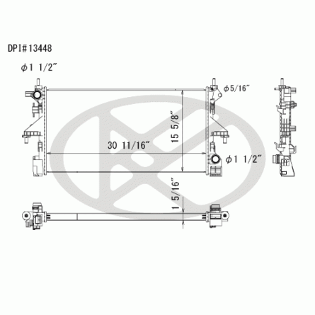 Koyorad A13448 Radiator