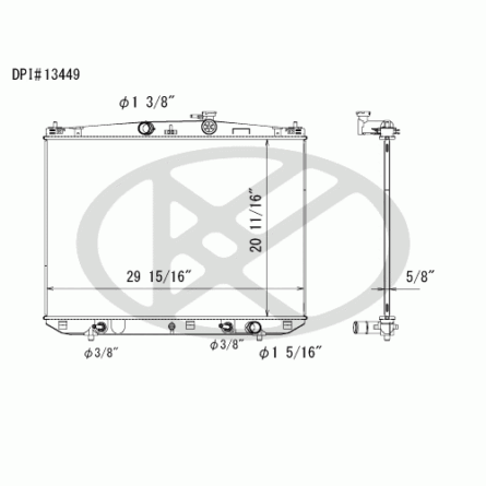 Koyorad A13449 Radiator