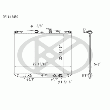 Koyorad A13450 Radiator