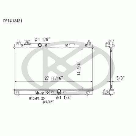 Koyorad A13451 Radiator