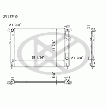 Koyorad A13455 Radiator