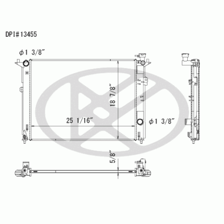 Koyorad A13455 Radiator