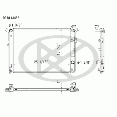 Koyorad A13456 Radiator