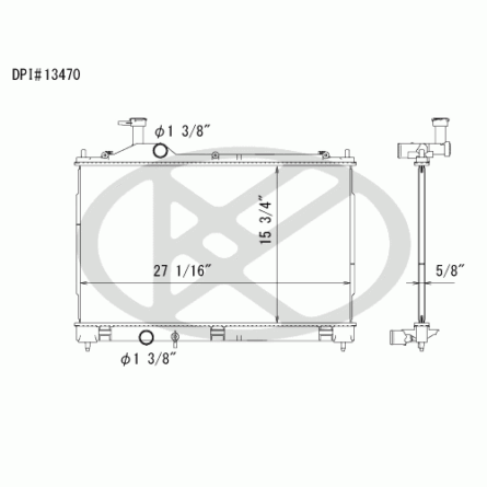 Koyorad A13470 Radiator