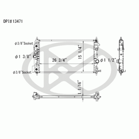 Koyorad A13471 Radiator