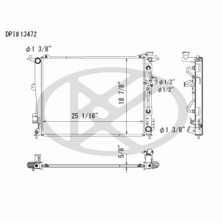 Koyorad A13472 Radiator