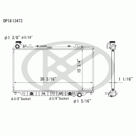 Koyorad A13473 Radiator