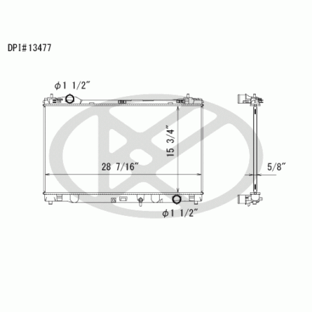 Koyorad A13477 Radiator